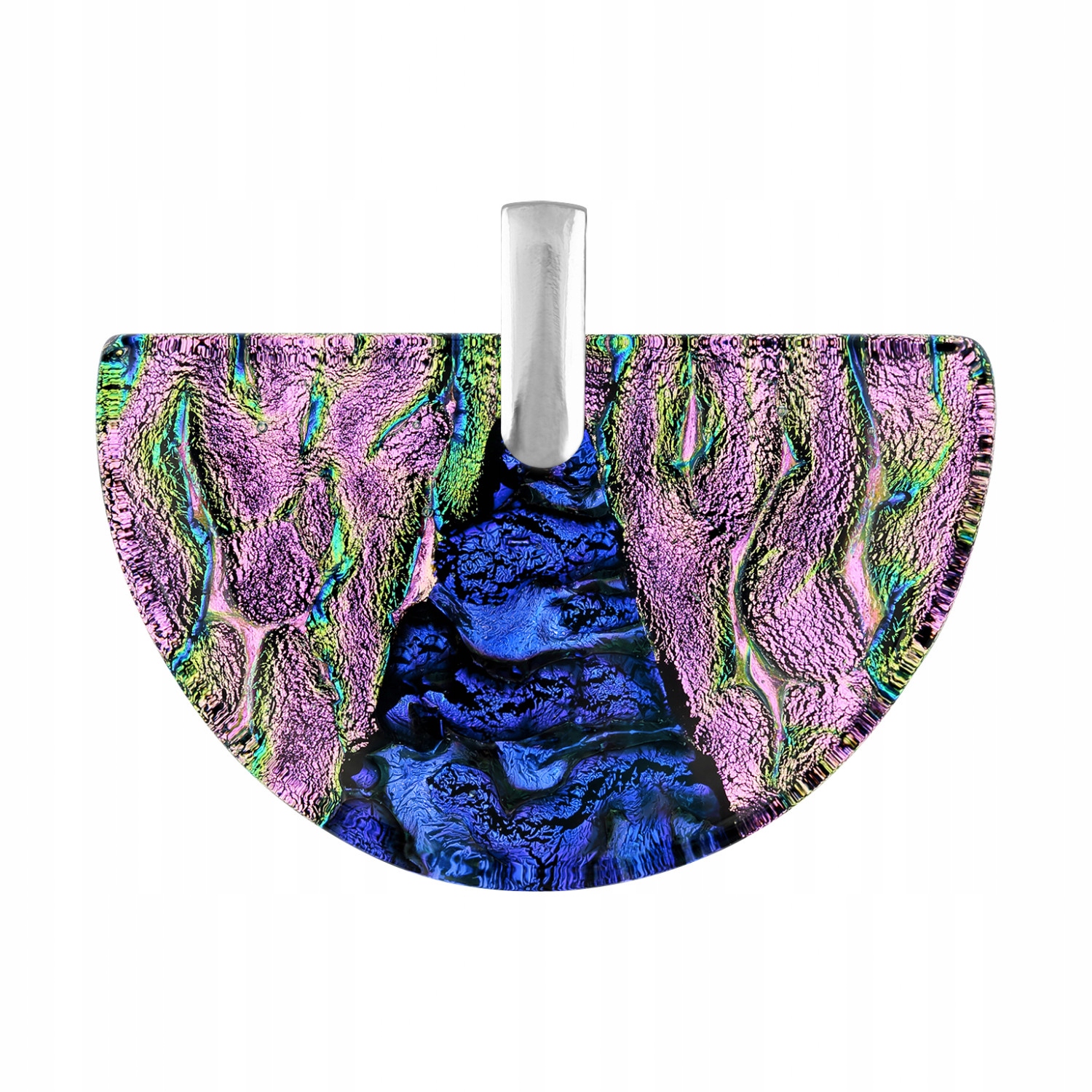 Dámský vícebarevný přívěsek Harf sklo murano