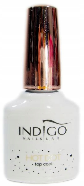 

Indigo Hot Dot Top Coat Czarne Drobinki 7ml