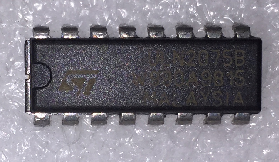 ULN2075B TRANS ARRAY, 4 NPN, 80V, 1.5A ST