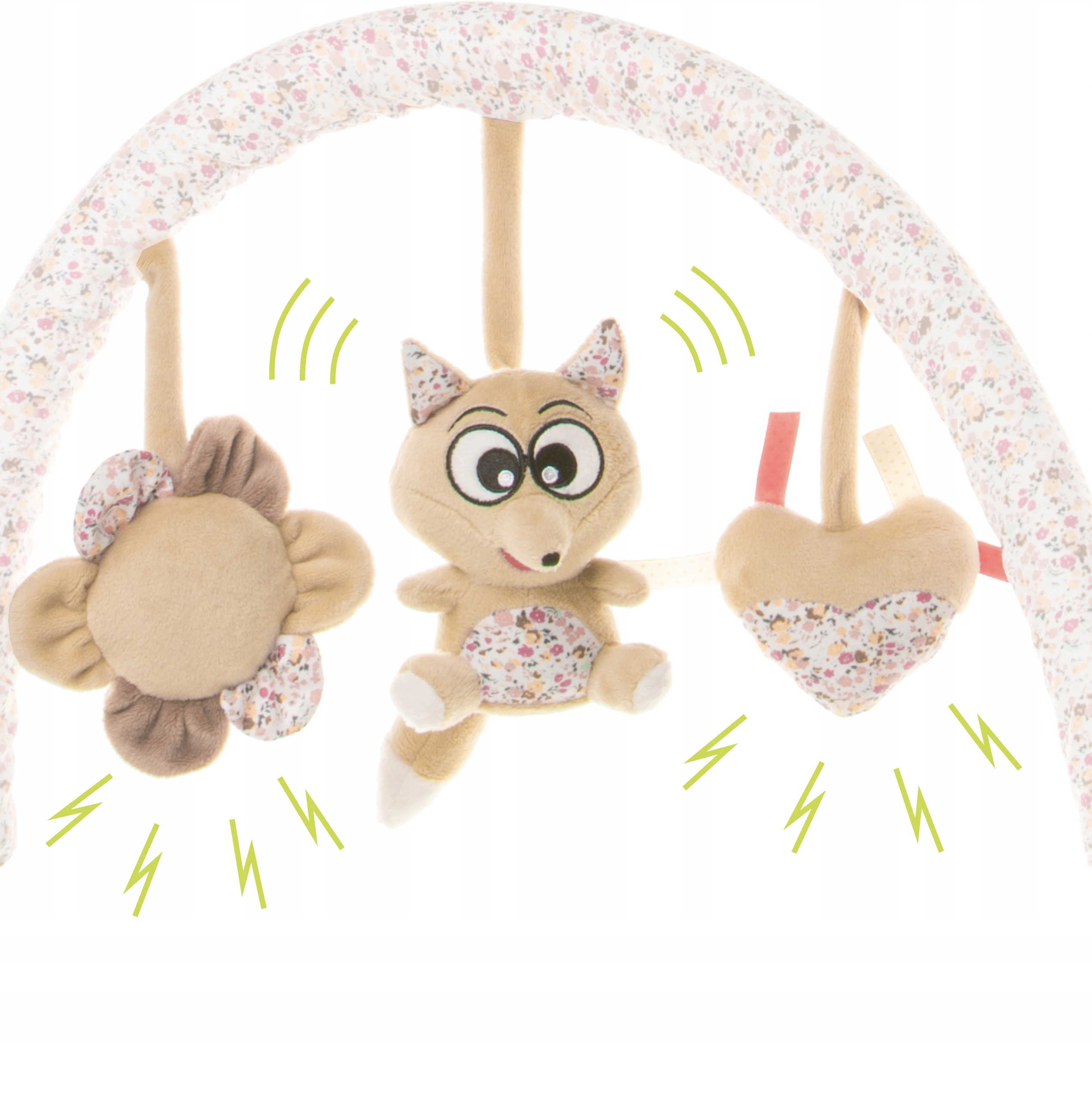 

Łuk Na Wózek Fotelik Pluszowy Pałąk Z Zawieszkami