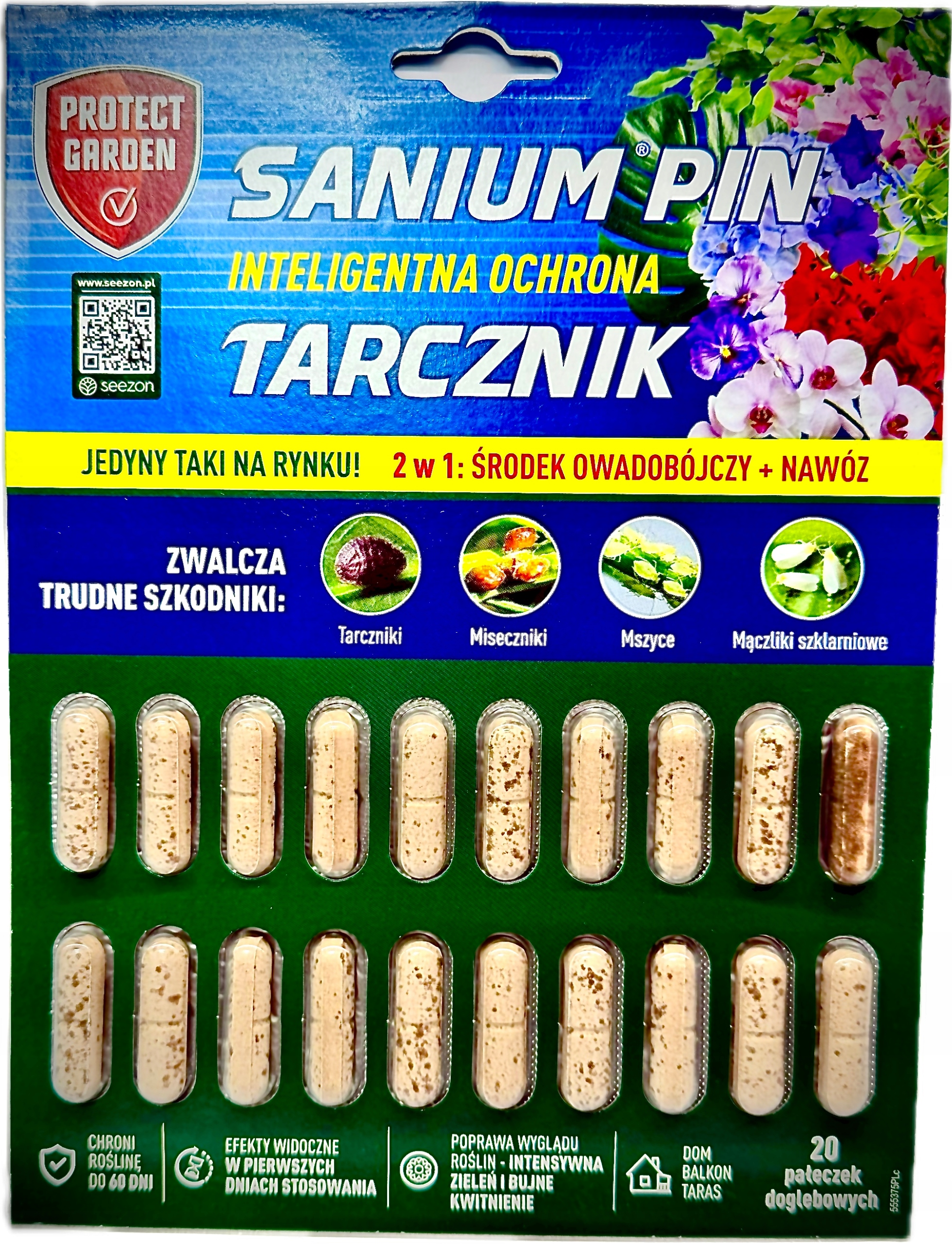 Инсектицидные таблетки Protect Garden Sanium Pin 20 шт.