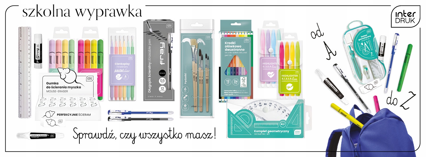 DŁUGOPIS AUTOMATYCZNY DZIEWCZĘCE WZORY 0,7 MM Rodzaj długopis