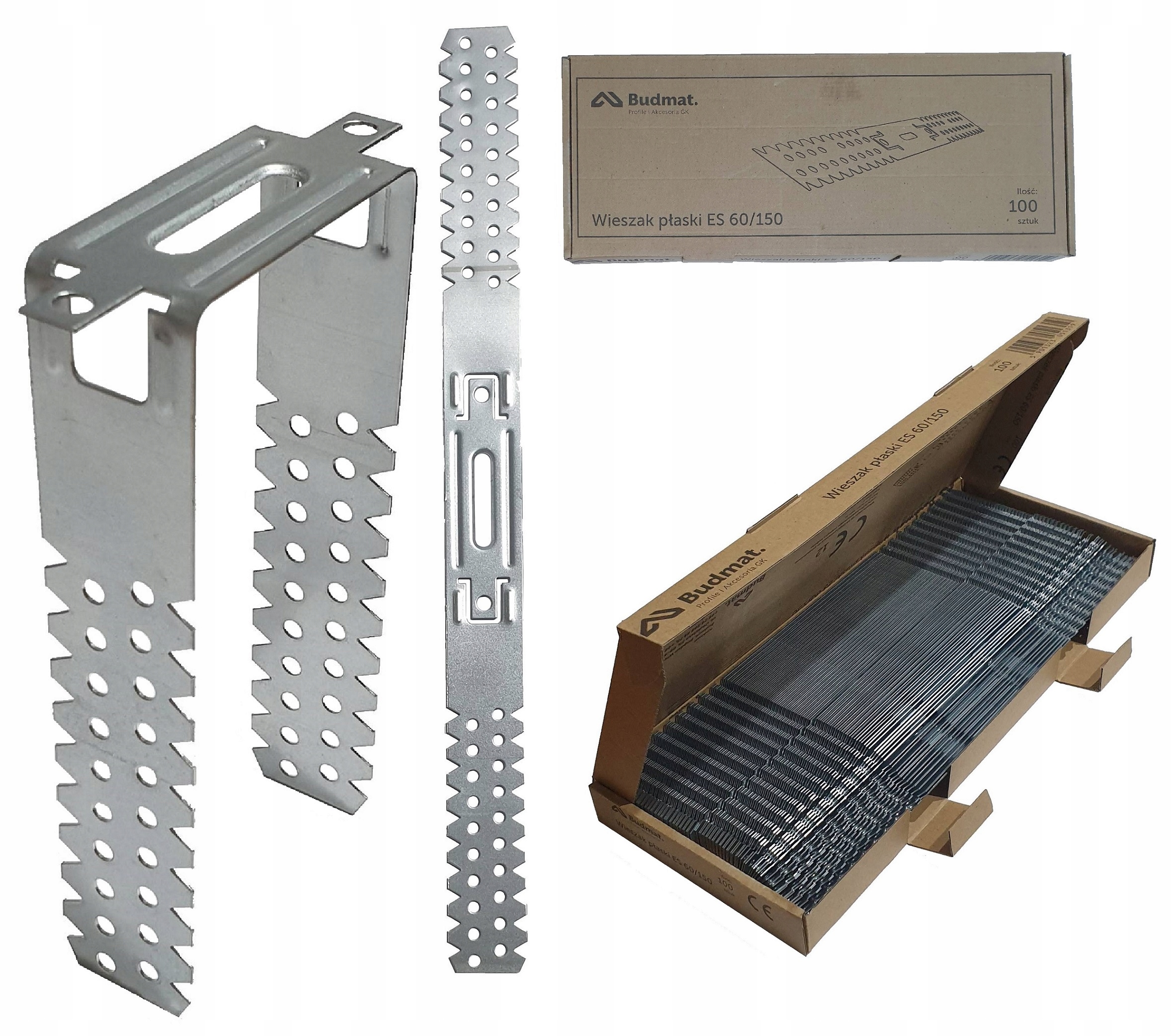 BUDMAT WIESZAK PŁASKI ES60/150 PŁYTA GK CD60 100SZ