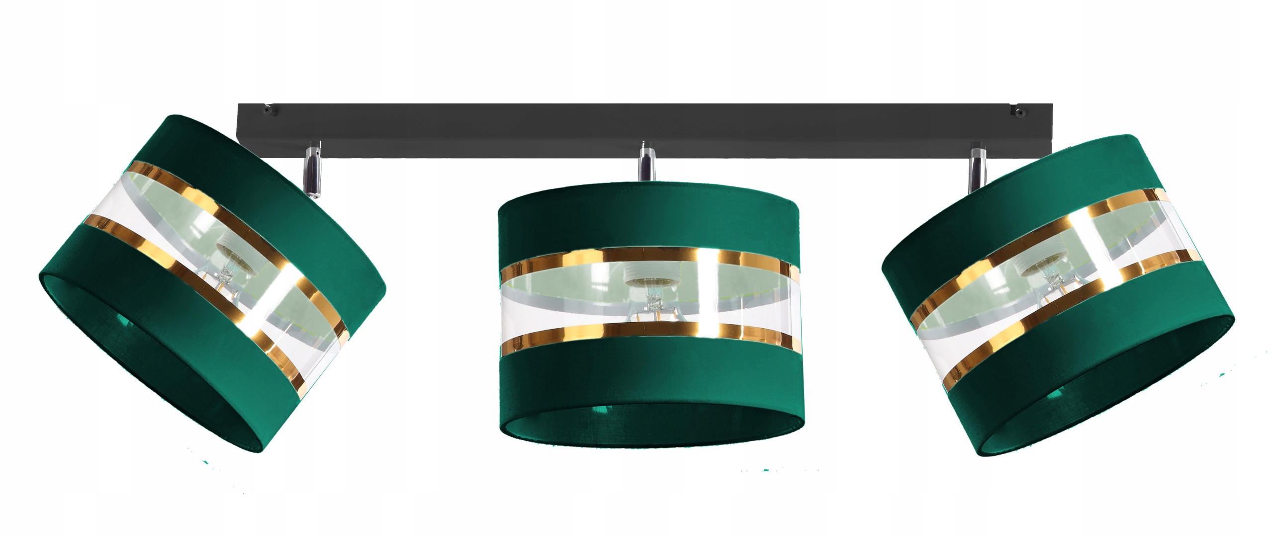 Stropní Svítidlo Stropní lampa Nastavitelná Stínidla Barvy Glamour E27 Černá