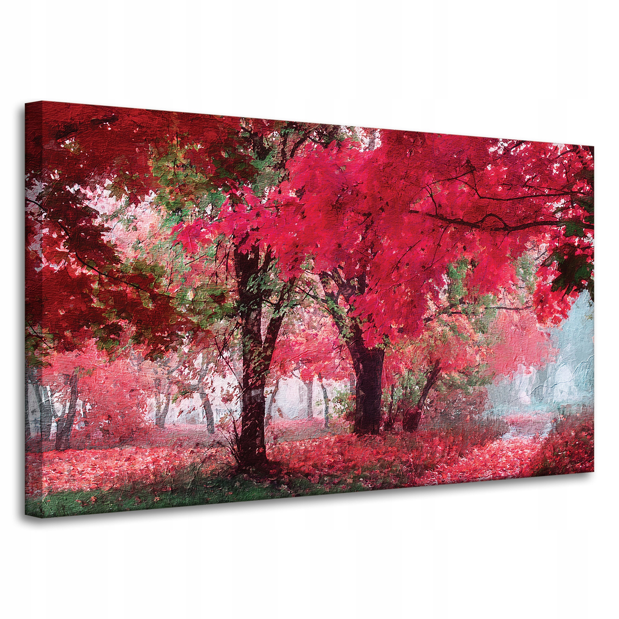 Obraz na plátně Růžové listy Stromy Umění 100x60 cm Ideální jako dárek