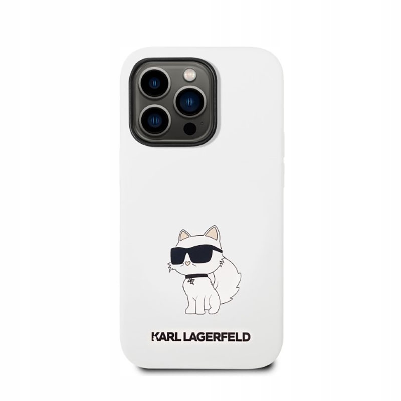 Hátlap Karl Lagerfeld iPhone 14 Pro Nft készülékhez fehér
