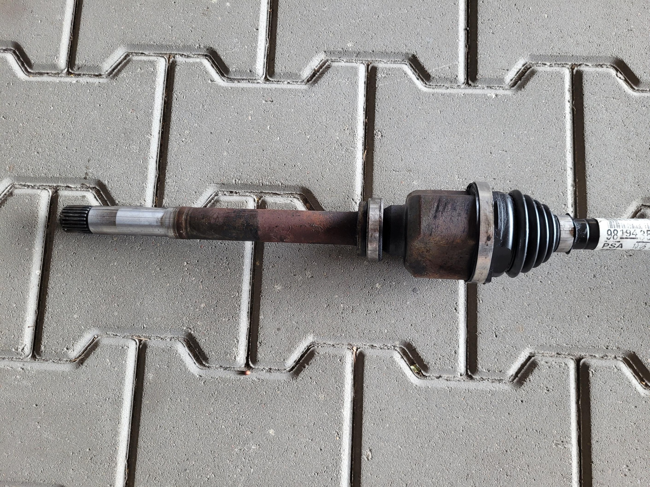 semi-axis front front right 9819435780 PEUGEOT 3008 II 1.2 THP