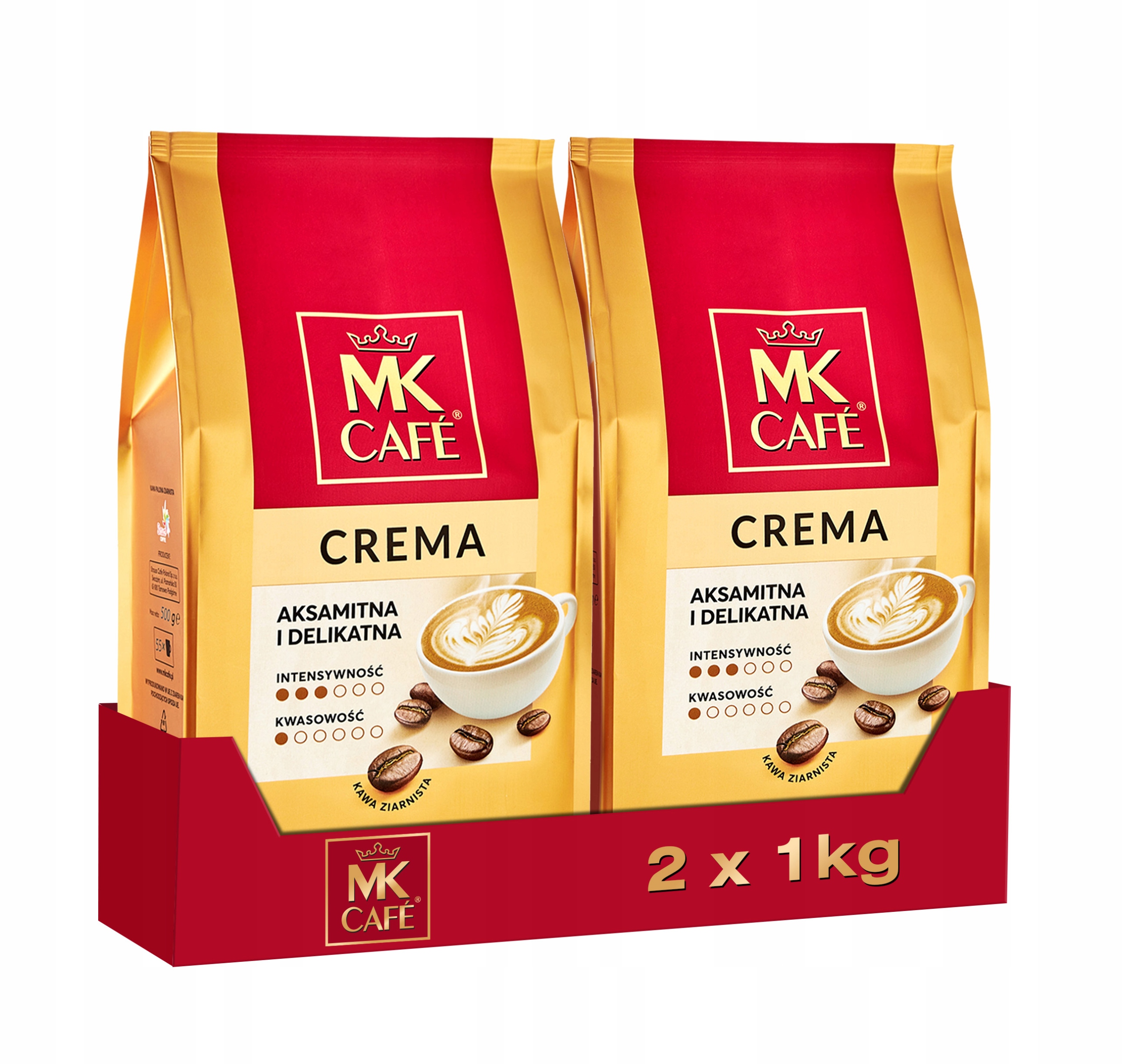 Kawa ziarnista Mk Cafe Crema 2x1kg
