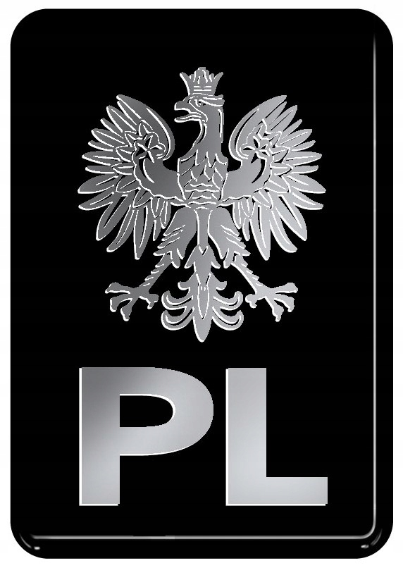 Naklejka 3D Nikiel Żywica Orzeł+pl