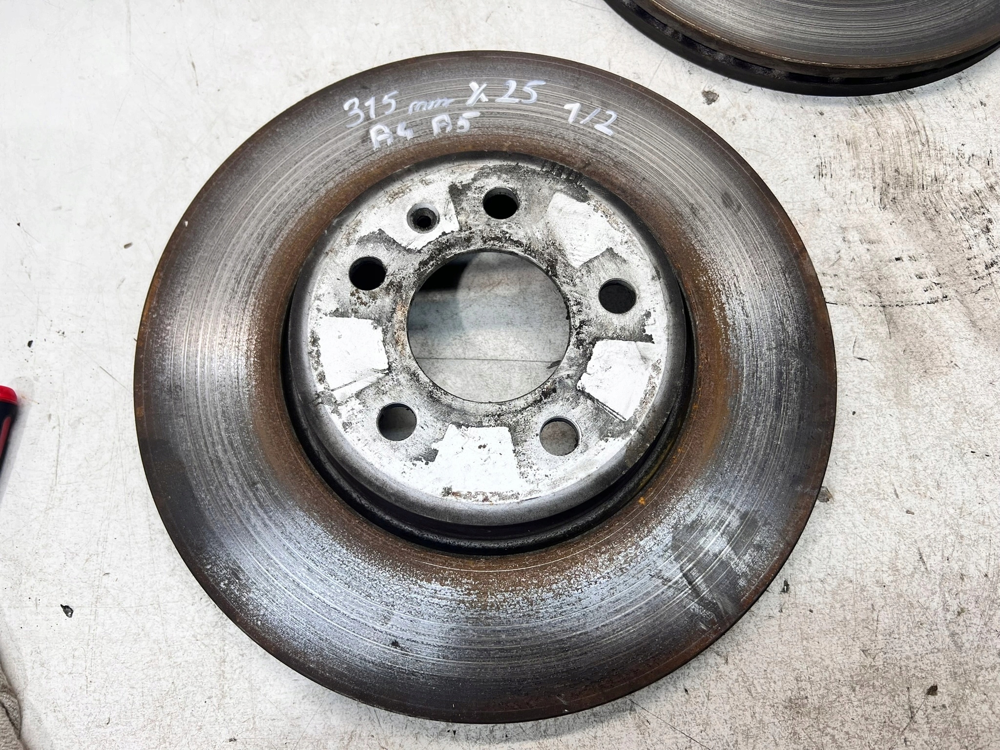 disc discs brake front AUDI A4 A5 315MMX25MM