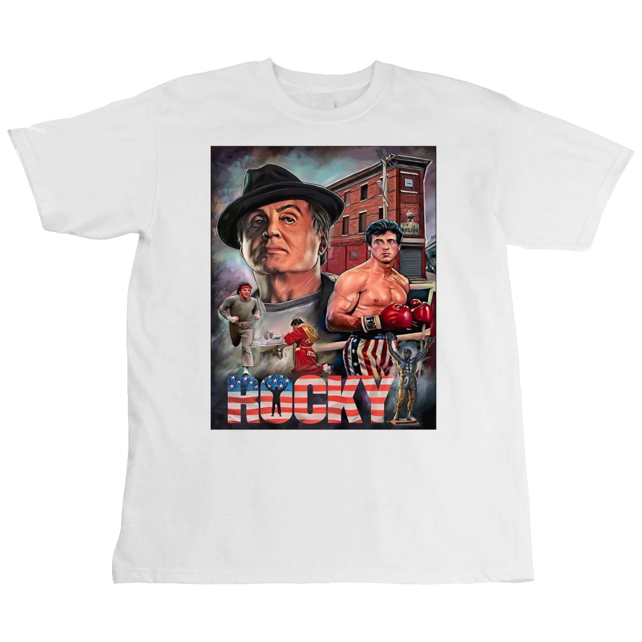 T-Shirt KOSZULKA ROCKY BALBOA STALLONE FILM L 0551 Marka JHK