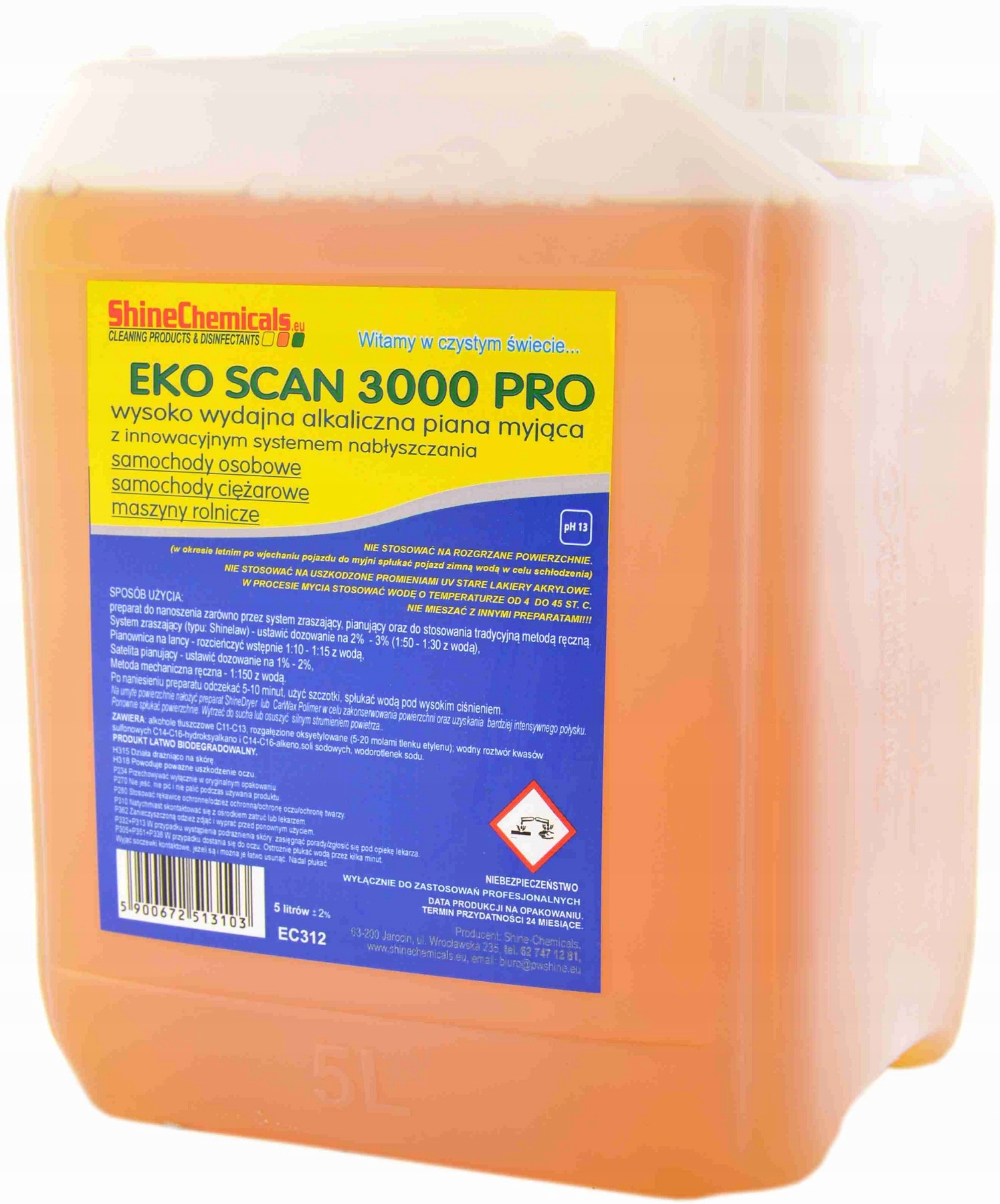 

Eko Scan 3000 Pro 5L Piana+innowacyjne Nabłyszczan