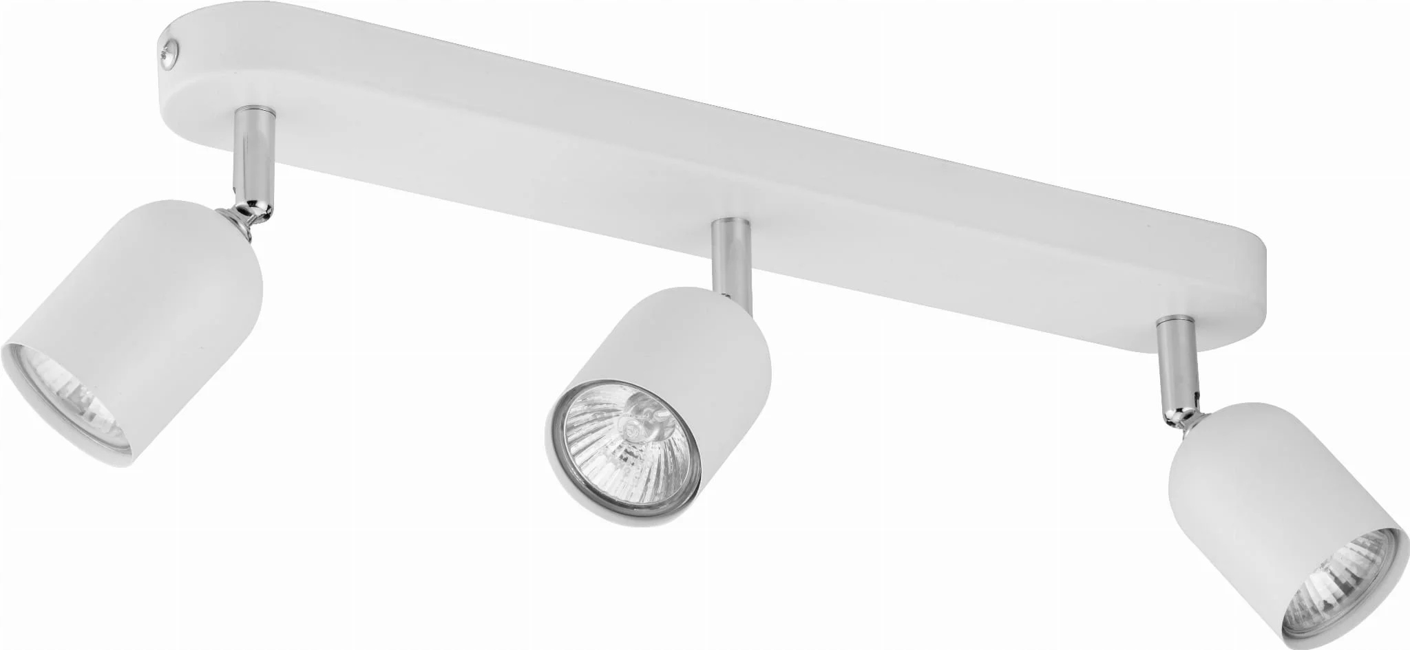 Stropné svietidlo biele 3 reflektory nastaviteľné pozdĺžne 50 cm TK-Lighting