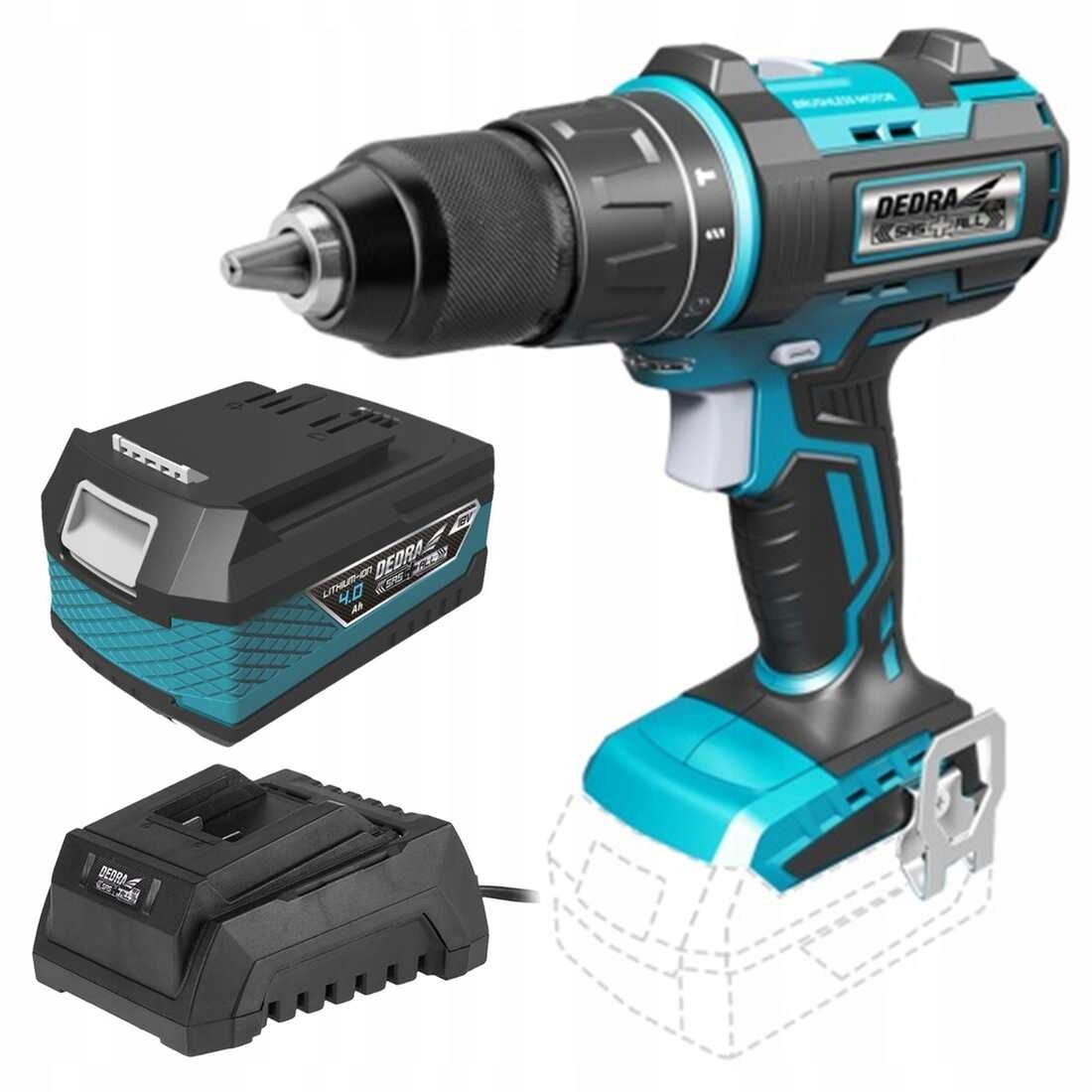 

Dedra Wiertarko wkrętarka Udarowa 4Ah Sas+ DED7142