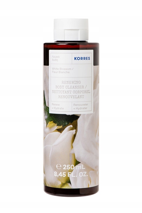 Korres Regenerační Sprchový Gel Hydratuje Čistí White Blossom 250 ml
