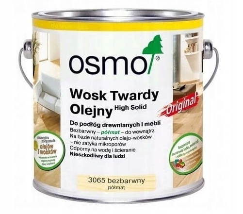 

Wosk Twardy Olejny Osmo 3065 Półmat 125ml
