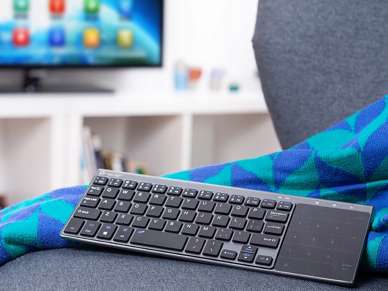 Klawiatura BEZPRZEWODOWA RF z TOUCHPAD-EM do SMART TV TABLET-aA SMARTFON-A Model Expert