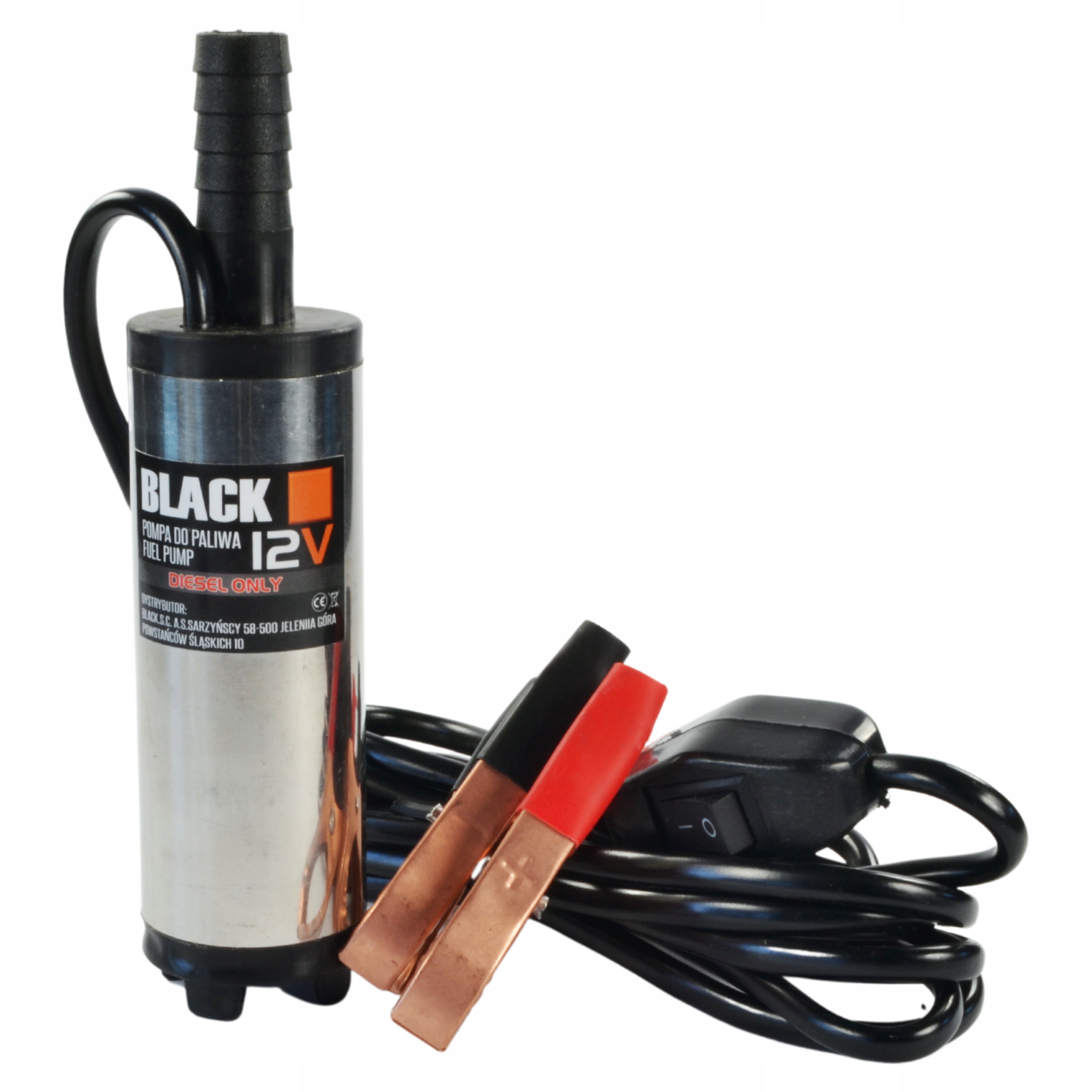 POMPA DO PALIWA I OLEJU 12 V 38 MM DIESEL Marka Black