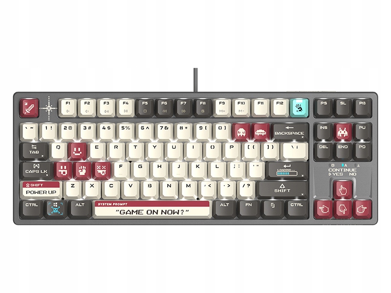 Mechanická klávesnice A4TECH Bloody S87 Pixels Usb Blms Red Plus Switches