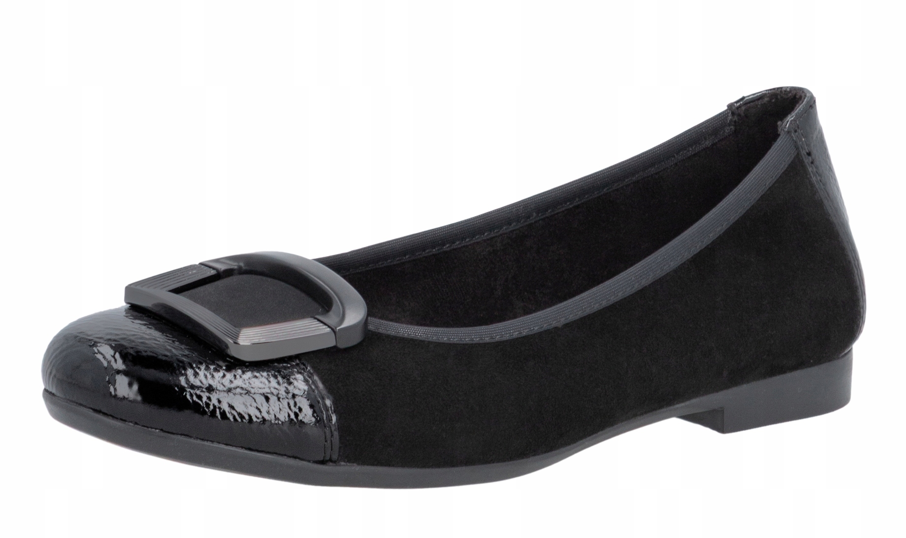 Remonte D0K12-02 vel.40 černé kožené baleríny Rieker