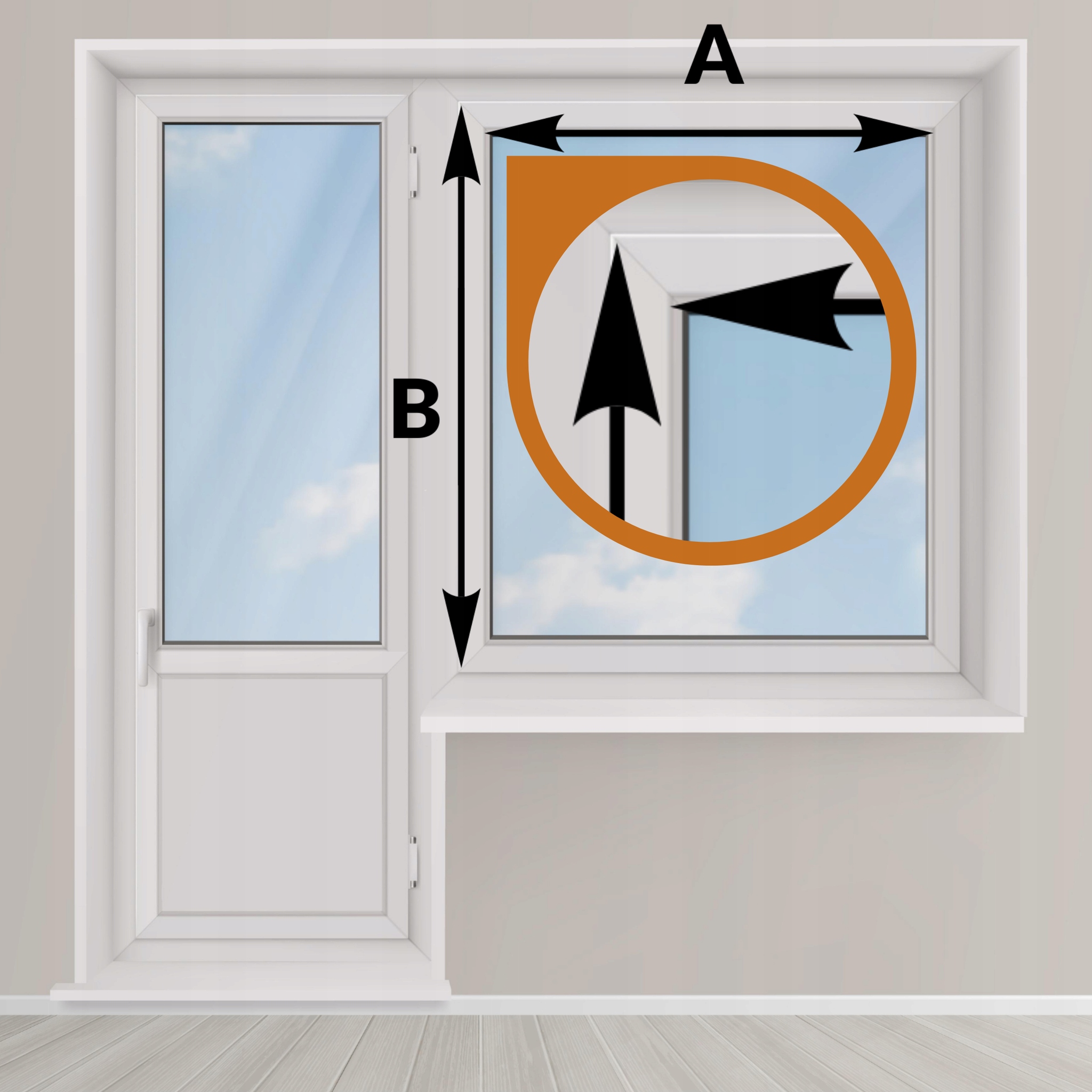 ROLETA WEWNĘTRZNA TERMO NA WYMIAR 1X150 Długość 150 cm