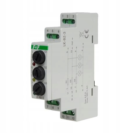 

Lampka kontrolna gniazdo bezp. F&f LK-BZ-3K