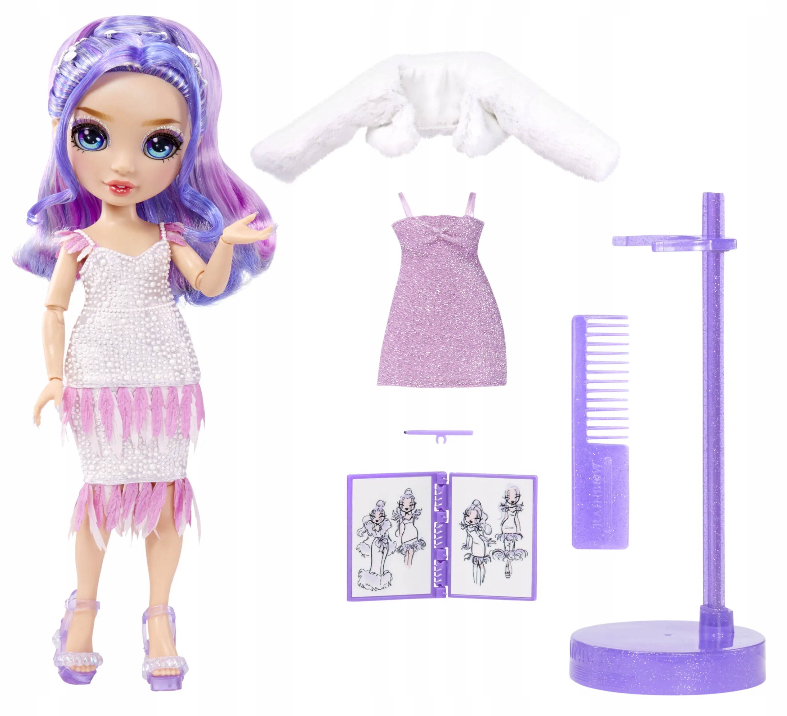 Rainbow High Fashion Violet Willow Lalka 587385 Marka MGA
