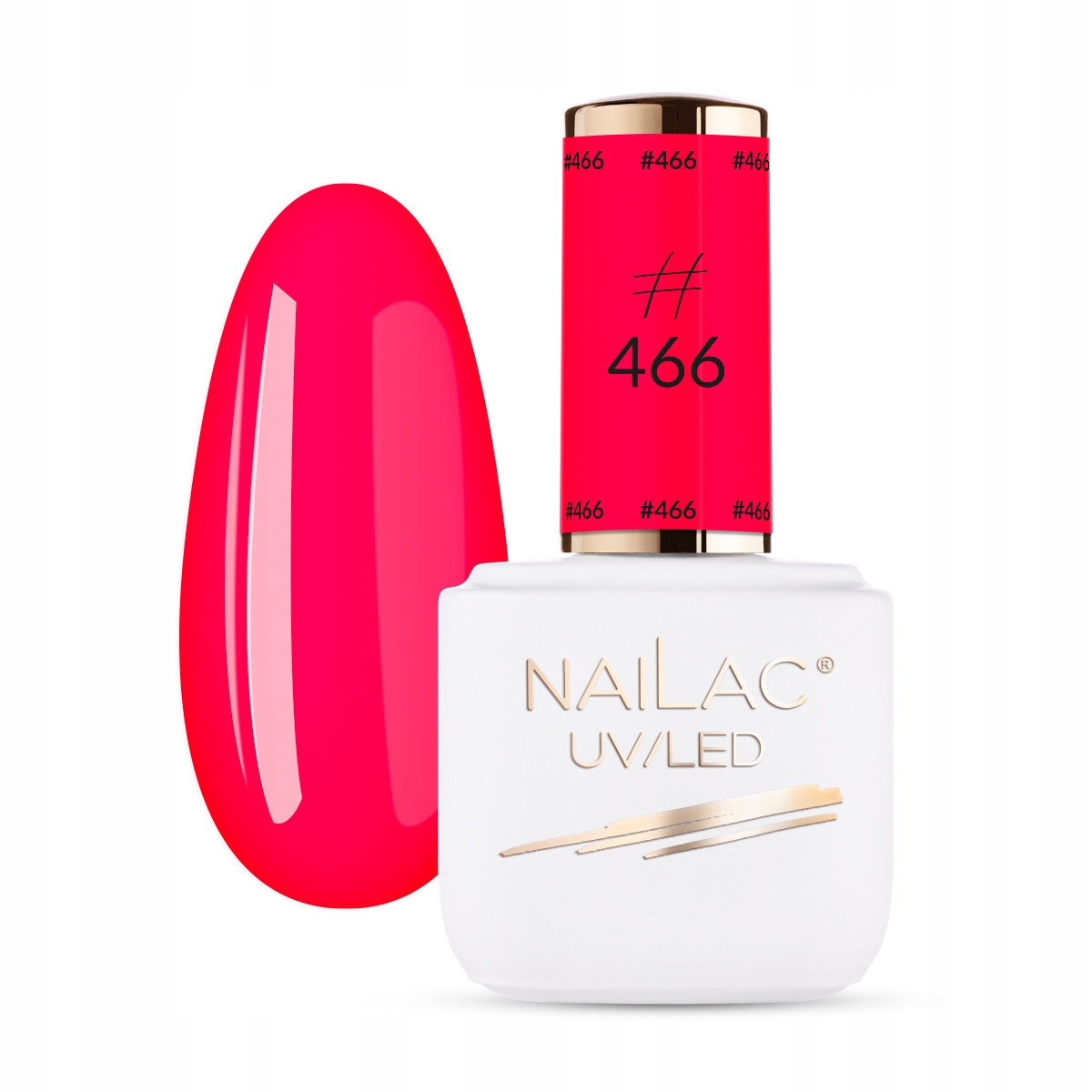 

#466 Lakier hybrydowy 7ml NaiLac