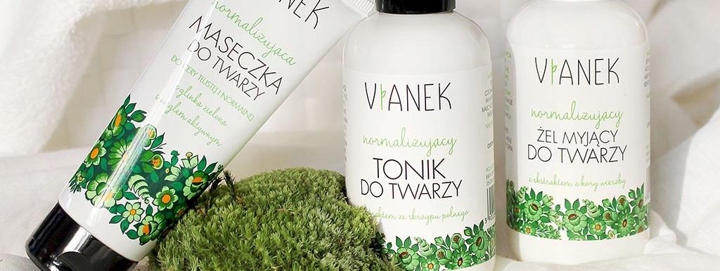 VIANEK Tonik do twarzy Normalizujący 150ml KRÓTKA DATA Działanie matujące