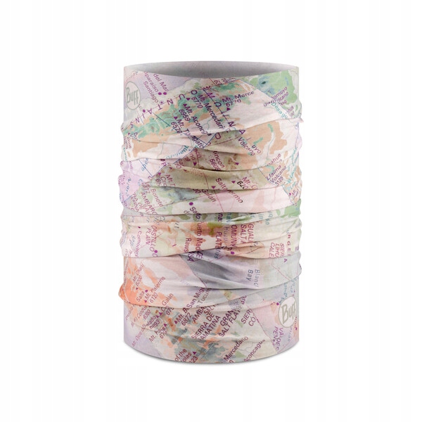 Buff komin chusta wielofunkcyjna całoroczna UPV50 Ecostretch Mapa