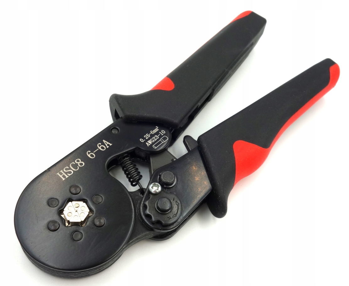 ZACISKARKA TULEJEK HSC8 6-6A 0,25 - 6mm2 zaciskacz praska sześciokątna PRO Kod producenta 40943