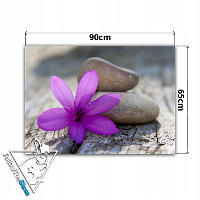 dekor szkło panel hartowany HD 90x65 kwiat Typ dekor