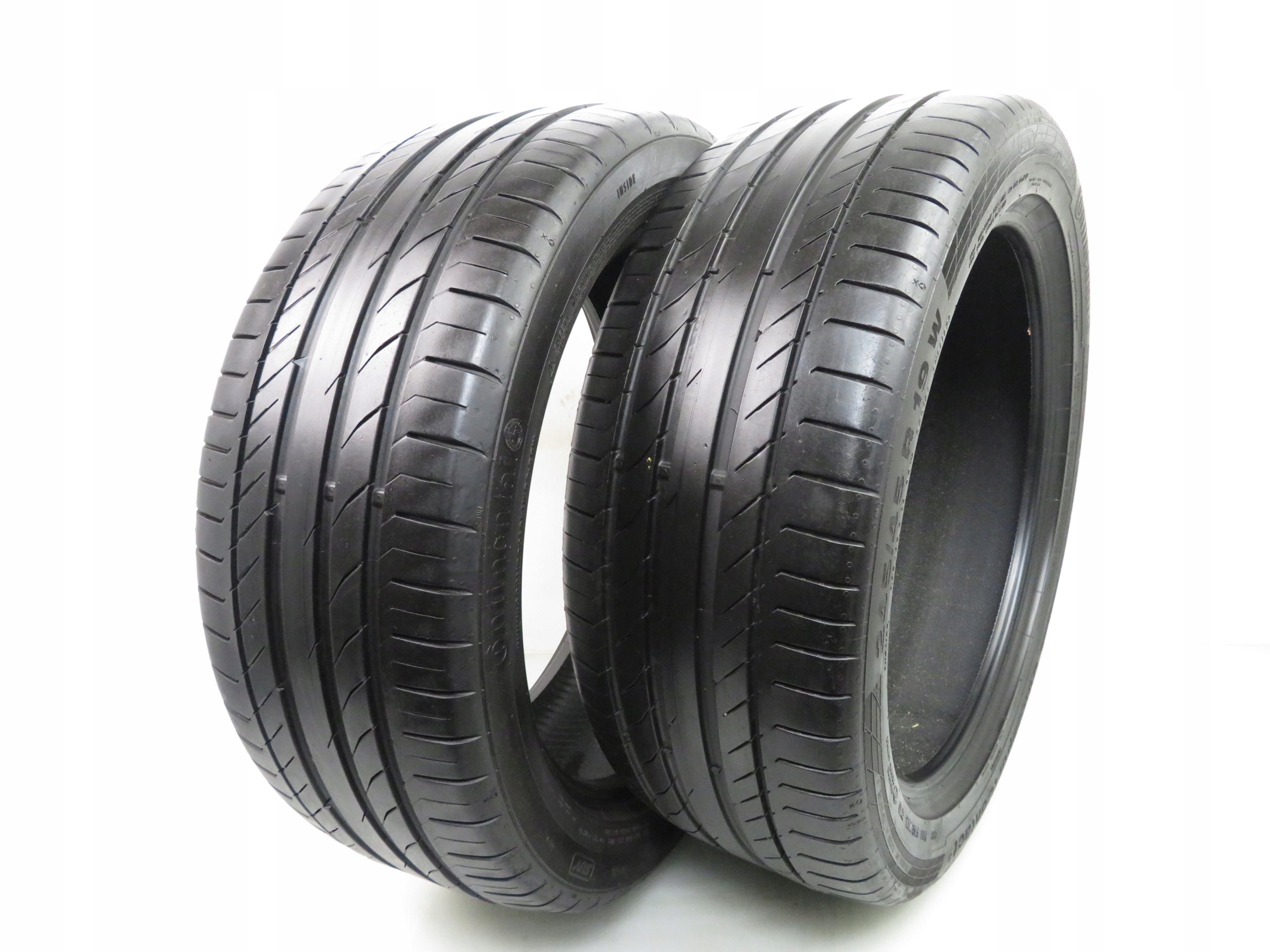 2X 245 / 45R19 летние шины Continental SportContact 5