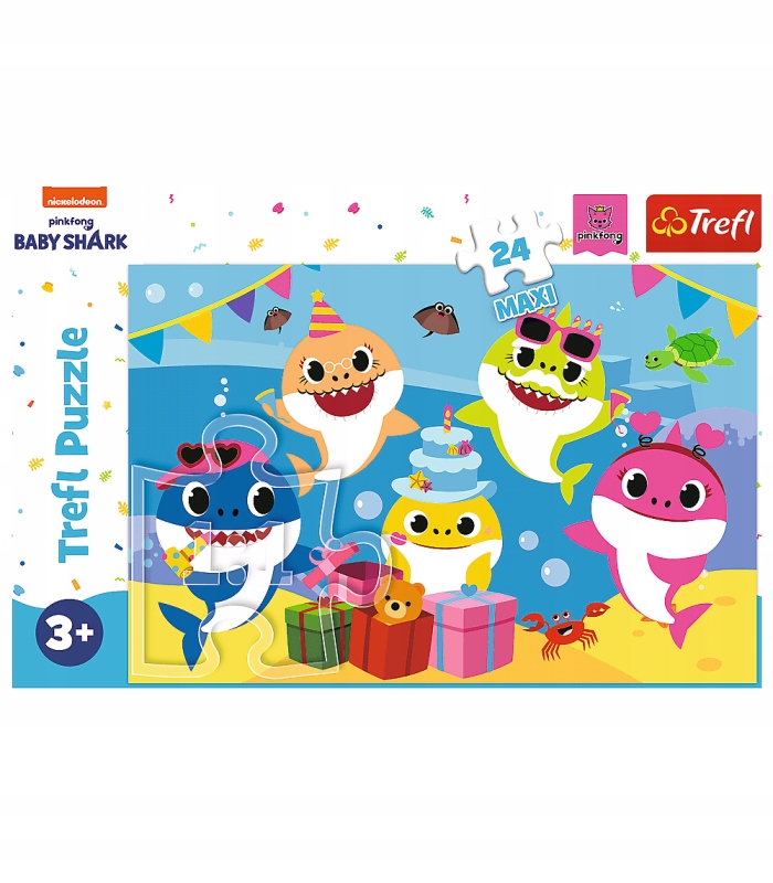 

Baby Shark puzzle maxi układanka 24 el. Jakość