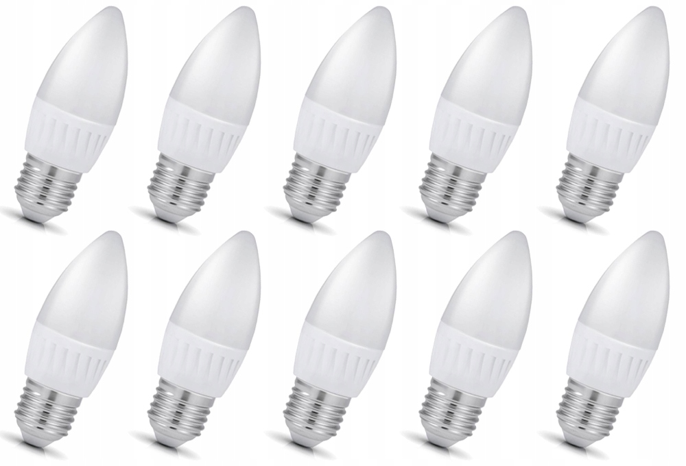 10x Led žárovka E27 9W Studená barva Premium Set 10 Kusů