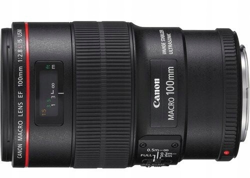 Canon キャノン MACRO LENS EF USM 100mm 1:2.8 Canon EF 100mm f/2.8 Macro USM - Obiektywy – obiektywy do