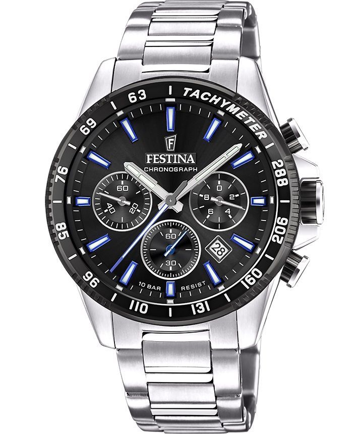 Pánské Hodinky Festina Timeless Chrono F20560/5 45,00 mm 10ATM