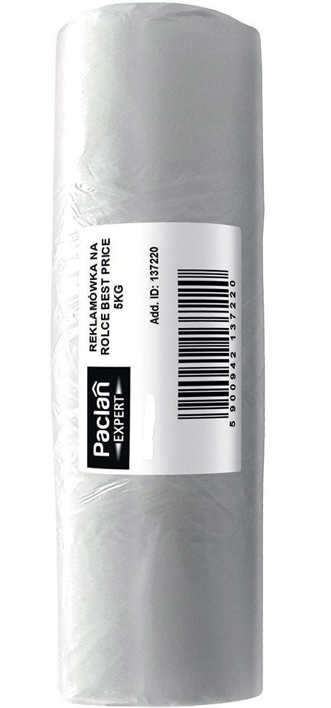 Paclan Expert Reklamówki Na Rolce 43x35cm 150 szt Długość 43 cm