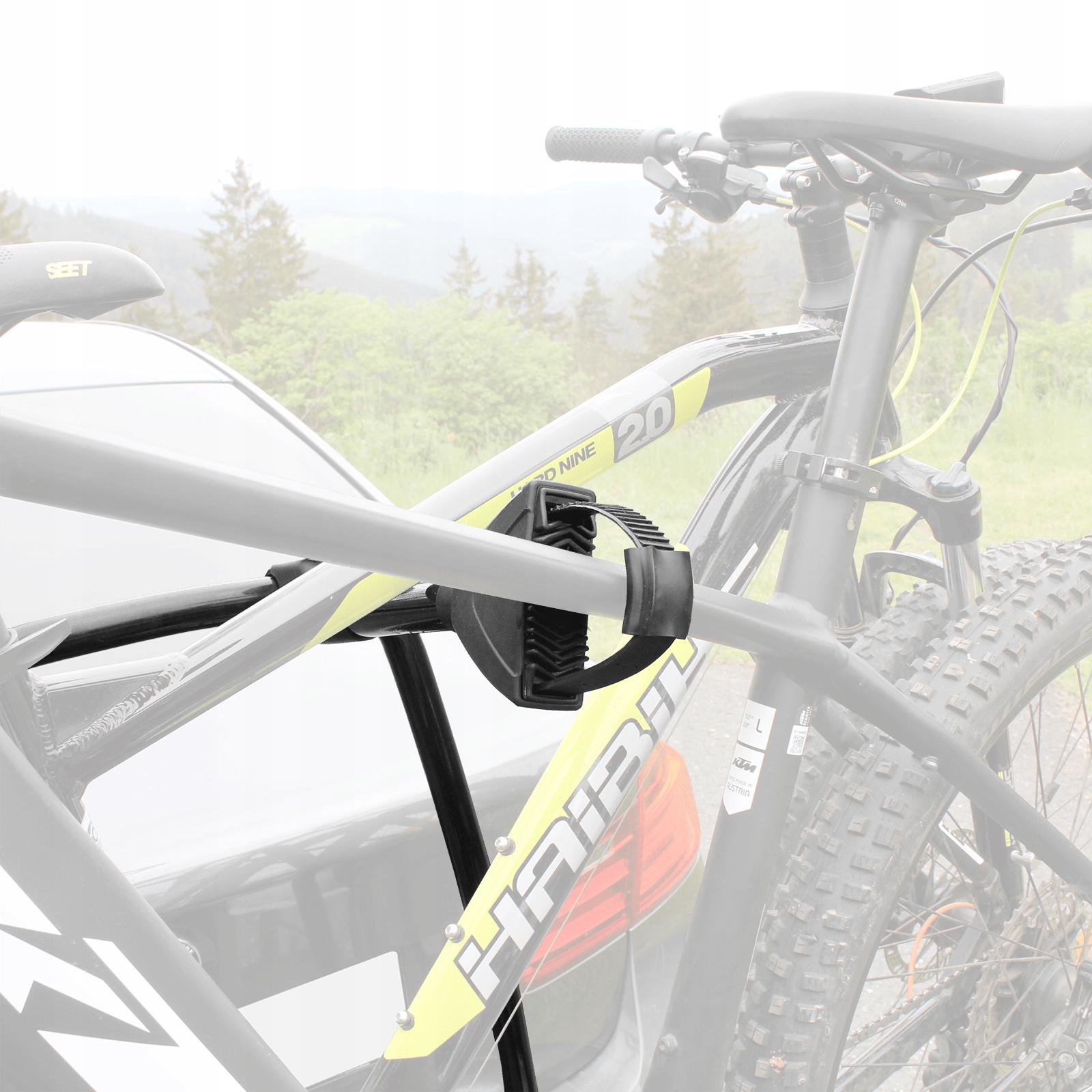 Bagaznik rowerowy MFT BackPower 4 rowery Bicycle mounting point frame circle