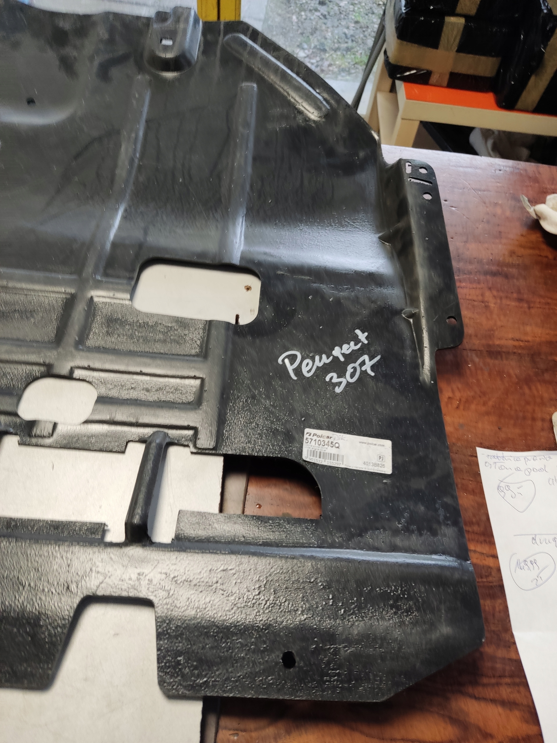 OSŁONA DOLNA SILNIKA PEUGEOT 307 NOWA POLCAR 5710345Q 7013L3 Numer katalogowy części 7013L3