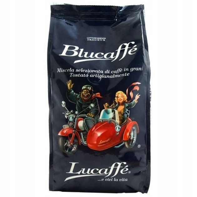 Kawa ziarnista Lucaffe Blucaffe' 700g Oryginalna Włoska