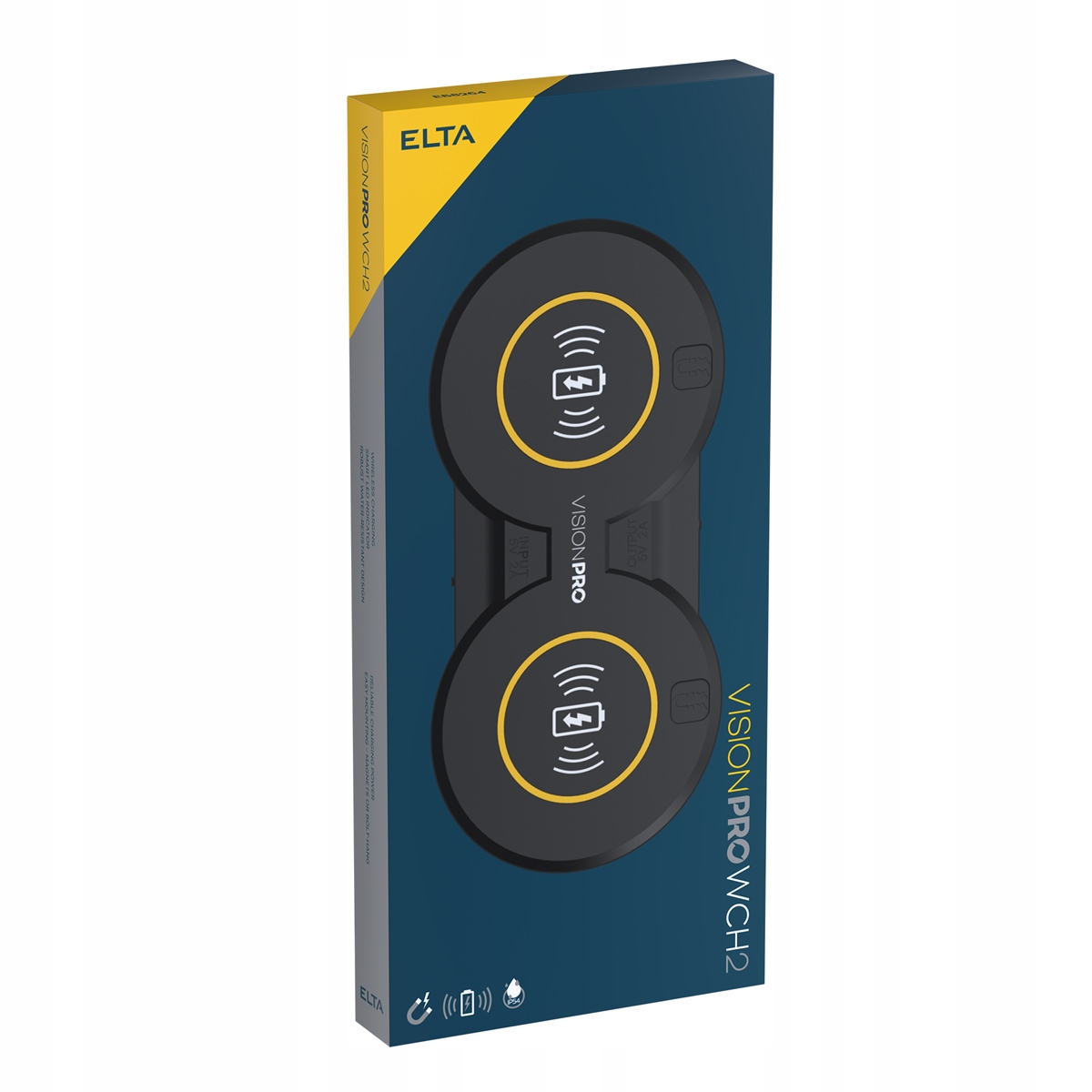 Stacja Ładująca Indukcyjna Magnes Usb-c Dual do Lamp warsztatowych 5V 2A