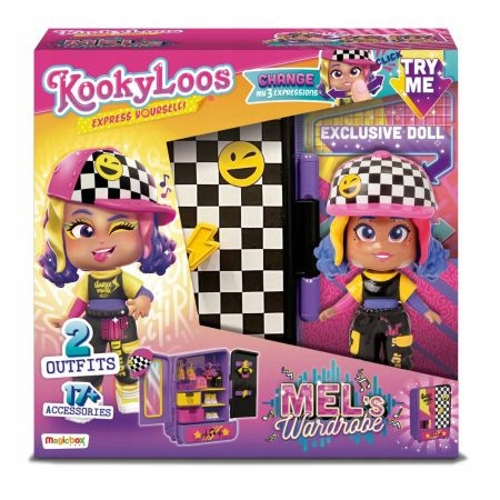 

Kookyloos Mel Wardrobe Szafa z Ubraniami -Laleczka