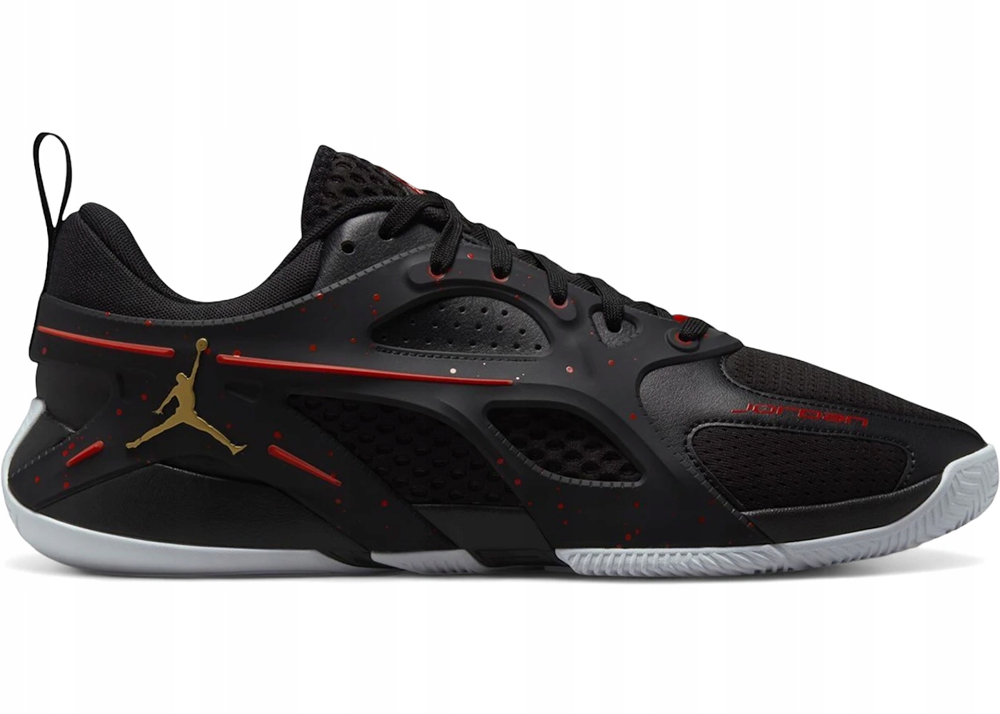Jordan Heir černý červený zlatý pánský FQ3858-076 44.5