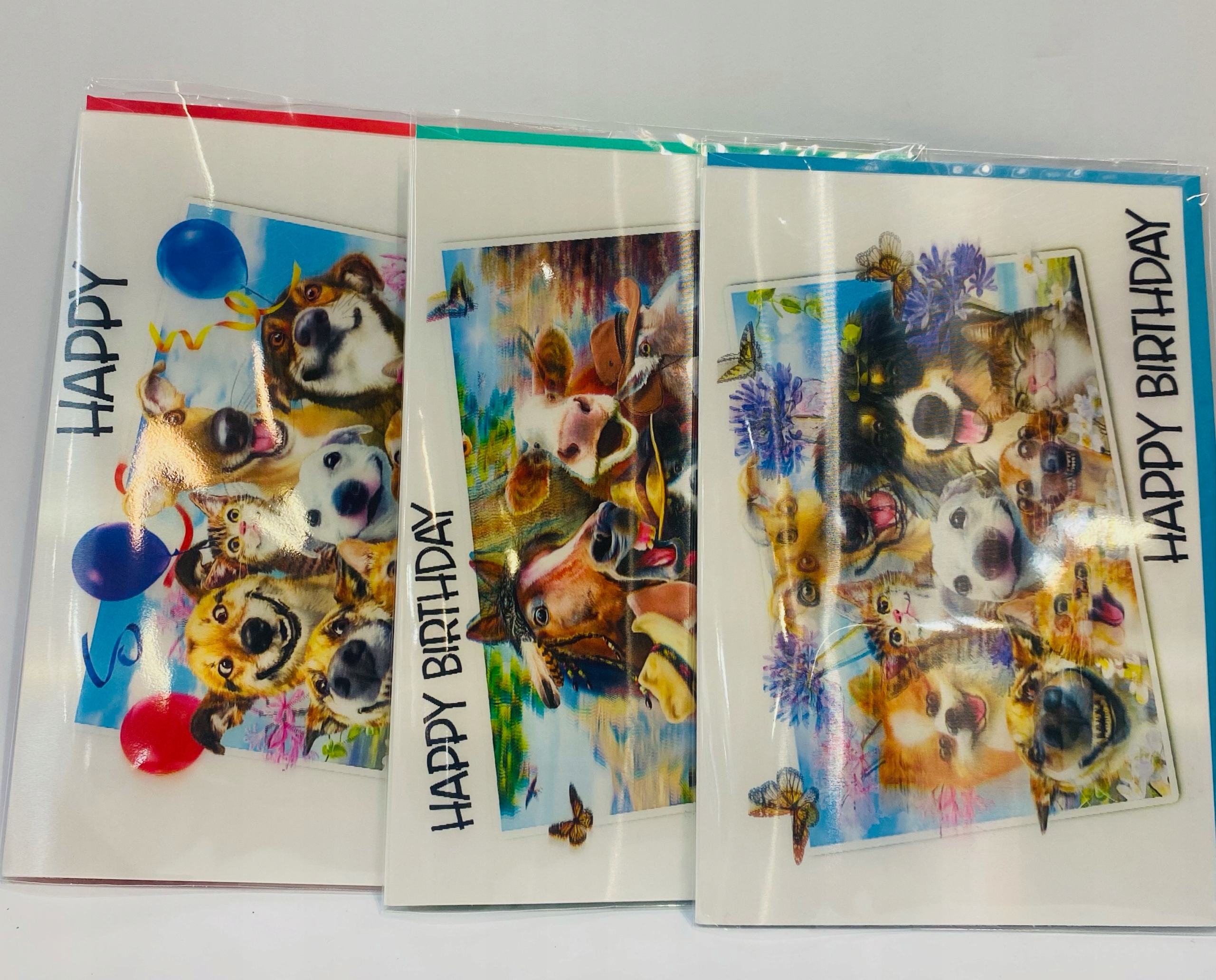 KARTKA okolicznościowa URODZINY 3D MIX WZORÓW