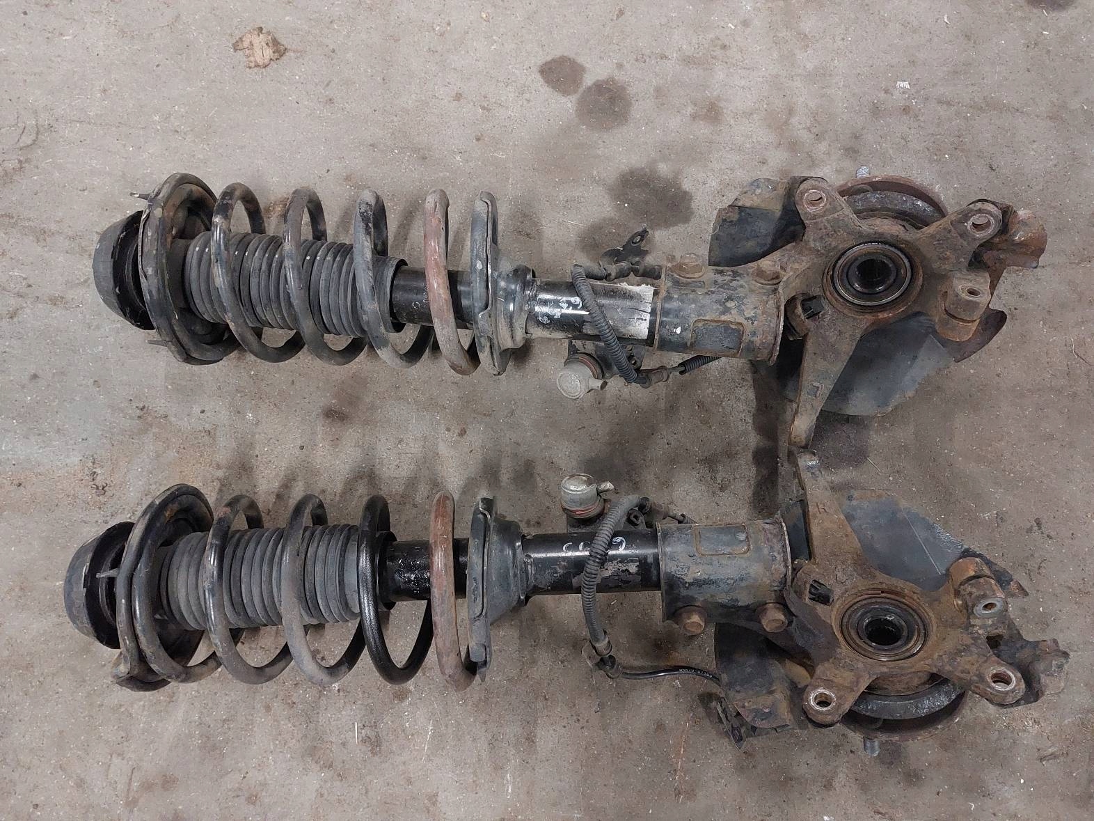 shock absorber spring swing left right front 1.1 12v KIA PICANTO and