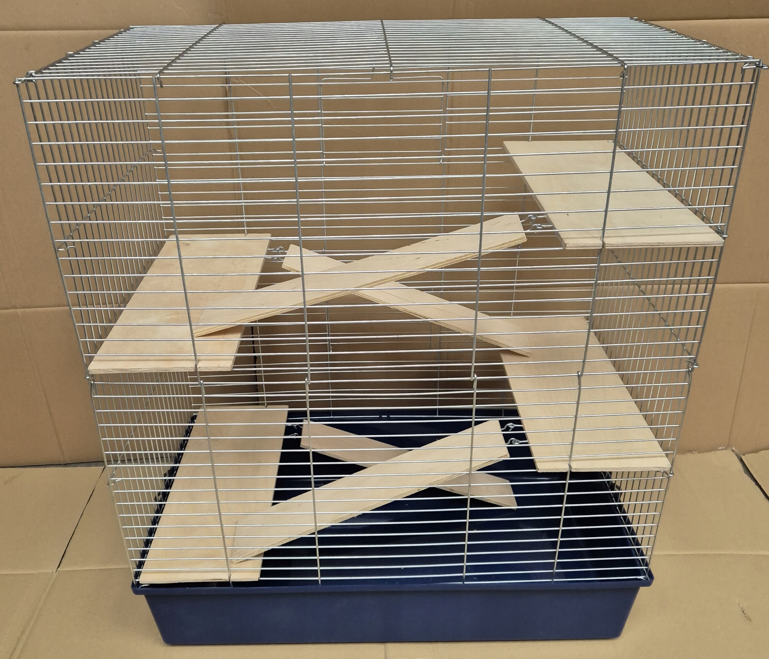 Klec Pro Činčilu Fretky 80 CM Pozink Police Vysoká Lux