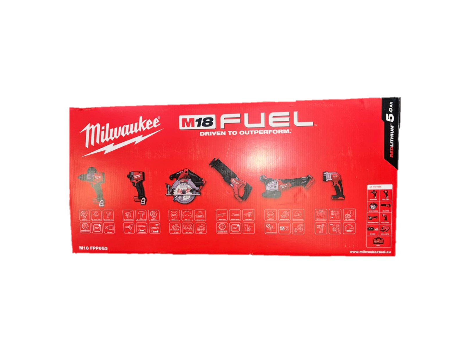 M18 FPP6G3-502B Zestaw elektronarzędzi Milwaukee