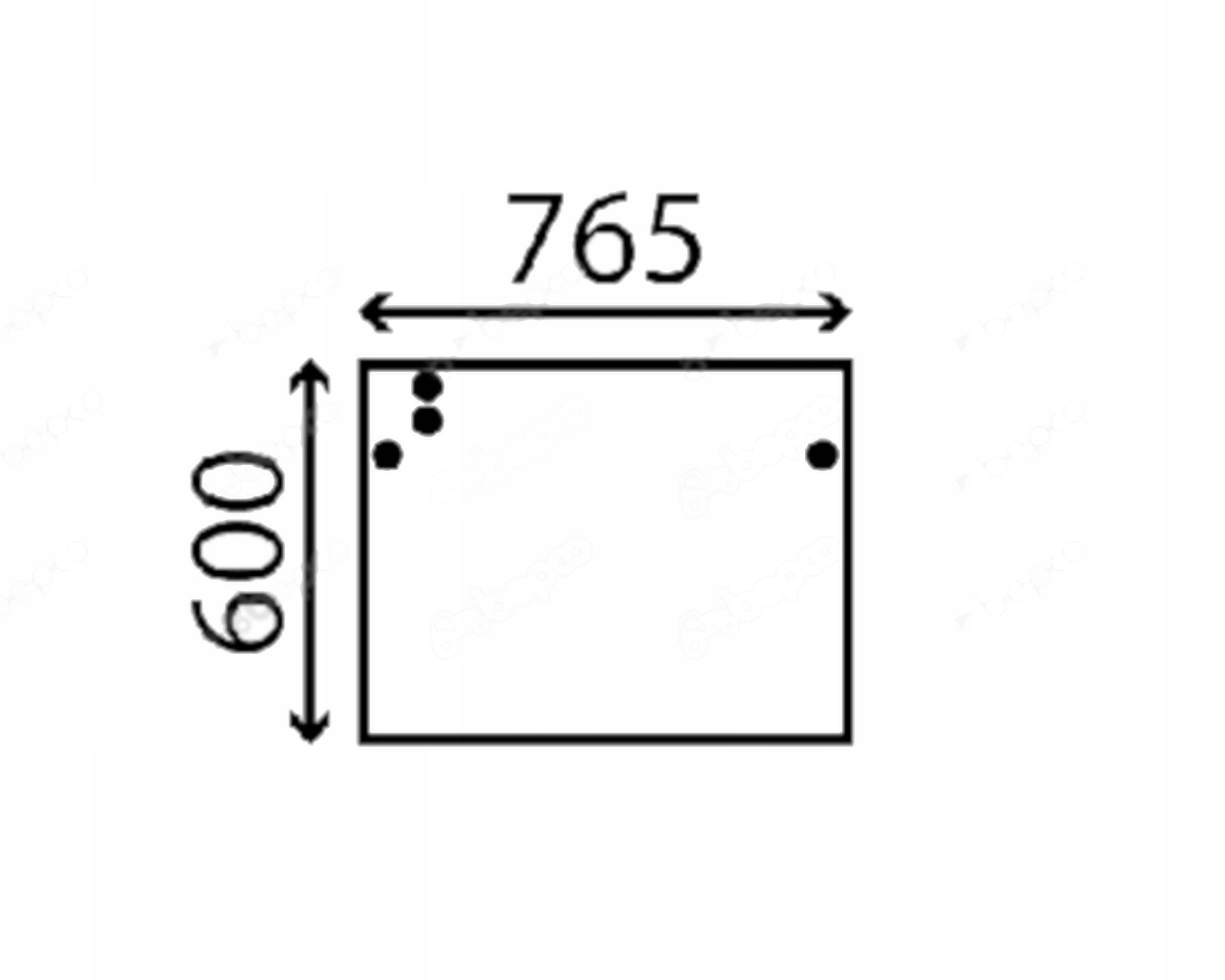 sklo bagr Kubota přední spodní RG108-46210