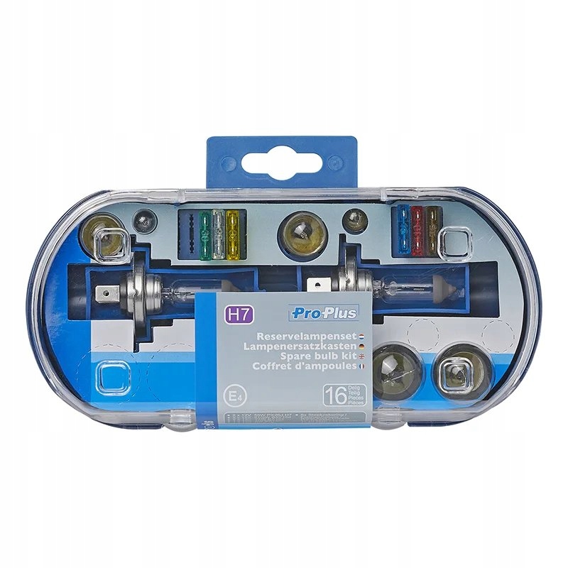 ZESTAW NAPRAWCZY ZAPASOWY ŻARÓWEK H7 12V 16-CZĘŚCI Producent ProPlus